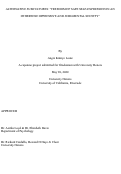 Cover page: ALTERNATIVE SUBCULTURES: “FREEDOM OF SAFE SELF-EXPRESSION IN AN OTHERWISE OPPRESSIVE AND JUDGMENTAL SOCIETY”