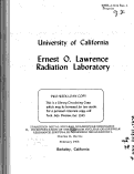 Cover page: TRANSITION METAL NUCLEAR QUADRIPOLE RESONANCE. II. INTERPRETATION OF THE RHENIUM NUCLEAR QUADRUPOLE RESONANCE SPECTRA IN DIRHENIUM DECACARBONYL