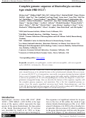 Cover page: Complete genome sequence of Beutenbergia cavernae type strain (HKI 0122T)