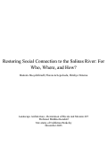 Cover page: Restoring Social Connection to the Salinas River: For Who, Where, and How?