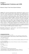 Cover page: Apolipoprotein E Isoforms and AMD