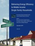 Cover page: Delivering Energy Efficiency to Middle Income Single Family Households