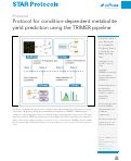 Cover page: Protocol for condition-dependent metabolite yield prediction using the TRIMER pipeline