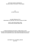 Cover page: Non-Disclosure Agreements: The Real Impact of Reality Television