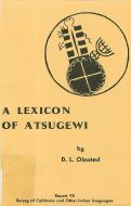 Cover page: A Lexicon of Atsugewi