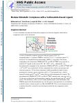 Cover page: Modular bimetallic complexes with a sulfonamido-based ligand