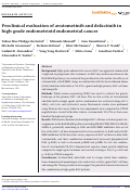 Cover page: Preclinical evaluation of avutometinib and defactinib in high-grade endometrioid endometrial cancer.