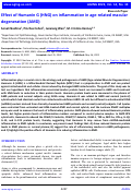 Cover page: Effect of Humanin G (HNG) on inflammation in age-related macular degeneration (AMD)