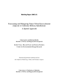 Cover page: Forecasting and Mitigating Future Urban Encroachment Adjacent to California Military Installations: A Spatial Approach