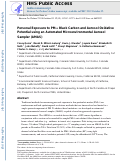 Cover page: Personal Exposure to PM2.5 Black Carbon and Aerosol Oxidative Potential using an Automated Microenvironmental Aerosol Sampler (AMAS).