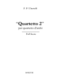 Cover page: Quartetto 2