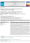 Cover page: Allogeneic bone marrow transplantation for patients with treatment-refractory Crohns Disease.