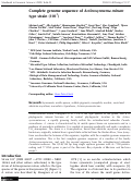 Cover page: Complete genome sequence of Actinosynnema mirum type strain (101T)