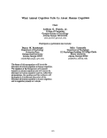 Cover page: What Animal Cognition Tells Us About Human Cognition