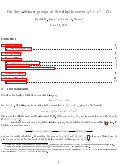 Cover page: On the φ-Selmer groups of the elliptic curves y 2 = x 3 − Dx