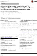 Cover page: Erratum to: Secukinumab is Efficacious and Safe in Hispanic Patients with Moderate-to-Severe Plaque Psoriasis: Pooled Analysis of Four Phase 3 Trials