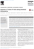Cover page: Induction of Colonic M Cells during Intestinal Inflammation
