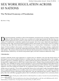 Cover page: Sex Work Regulation Across 85 Nations: The Political Economy of Prostitution