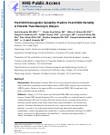 Cover page: Pre-End-Stage Renal Disease Hemoglobin Variability Predicts Post-End-Stage Renal Disease Mortality in Patients Transitioning to Dialysis.