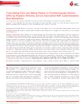 Cover page: Total Sitting Time and Sitting Pattern in Postmenopausal Women Differ by Hispanic Ethnicity and are Associated With Cardiometabolic Risk Biomarkers