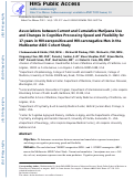 Cover page: Association of Marijuana Use with Changes in Cognitive Processing Speed and Flexibility for 17 Years in HIV-Seropositive and HIV-Seronegative Men