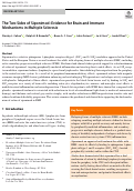 Cover page: The Two Sides of Siponimod: Evidence for Brain and Immune Mechanisms in Multiple Sclerosis