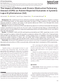 Cover page: The Impact of Asthma and Chronic Obstructive Pulmonary Disease (COPD) on Patient-Reported Outcomes in Systemic Lupus Erythematosus (SLE).