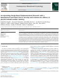 Cover page: Incorporating Design Based Implementation Research with a Randomized Controlled Trial to develop and evaluate the efficacy of playful rational number learning