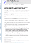 Cover page: Temporal relationships of ecological momentary mood and actigraphy-based sleep measures in bipolar disorder