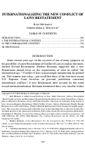 Cover page: Internationalizing the New Conflict of Laws Restatement