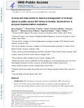 Cover page: A nurse-led intervention to improve management of virological failure in public sector HIV clinics in Durban, South Africa: A pre- and post-implementation evaluation.