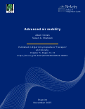 Cover page of Advanced air mobility