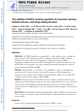 Cover page: The validity of DSM‐5 severity specifiers for anorexia nervosa, bulimia nervosa, and binge‐eating disorder