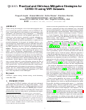 Cover page: Quest: Practical and Oblivious Mitigation Strategies for COVID-19 using WiFi Datasets