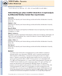 Cover page: Understanding Gas Phase Modifier Interactions in Rapid Analysis by Differential Mobility-Tandem Mass Spectrometry