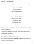 Cover page: Effect of a Falls Quality Improvement Program on Serious Fall‐Related Injuries