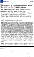 Cover page: Neuroprotection of Radiosensitive Juvenile Mice by Ultra-High Dose Rate FLASH Irradiation.