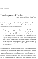 Cover page: Landscapes and Ladles: Joan Didion's Where I Was From