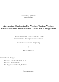 Cover page: Advancing Synthesizable Verilog/SystemVerilog Education with Open-Source Tools and Autograders