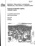 Cover page: Protection of subsurface aquifers: A broader context