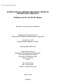 Cover page: International Trends and Policy Issues in Information Services