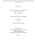 Cover page: Evolutionary Ecology of Partial Migration: A Case Study from a Pacific Salmonid Fish, Oncorhynchus mykiss