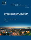 Cover page: Industrial Energy Intensity Benchmarking and Energy Transition in Inner Mongolia