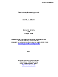 Cover page of The Activity-Based Approach
