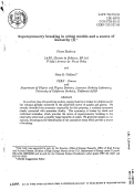 Cover page: Supersymmetry Breaking in String Models and a Source of Hierarchy (I)