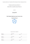 Cover page: Technical and Economic Model of Marine Micro-algal Bioenergy Production