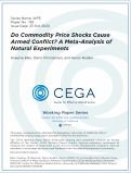 Cover page of Do Commodity Price Shocks Cause Armed Conflict? A Meta-Analysis of Natural Experiments