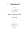 Cover page: Experimental Methods in Transportation Pricing: Applications to Employee Parking