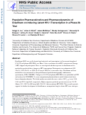 Cover page: Population Pharmacokinetics and Pharmacodynamics of Disulfiram on Inducing Latent HIV‐1 Transcription in a Phase IIb Trial