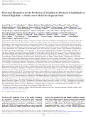 Cover page: Proteomic Biomarkers for the Prediction of Transition to Psychosis in Individuals at Clinical High Risk: A Multi-cohort Model Development Study.